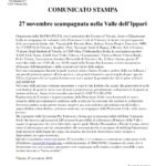 Comunicato Stampa – 27 novembre scampagnata nella Valle dell’Ippari